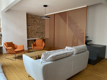 Peinture et Parquet dans un Appartement en Hyper Centre de Toulouse : Collaboration entre Pallé Peinture et l'Architecte Cécile Cormary