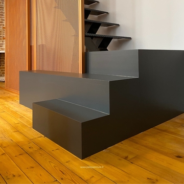 Peinture escaliers et vitrification parquet